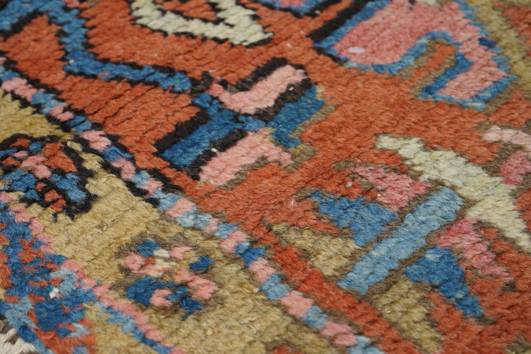 Antique Heriz Rug 2'4'' x 7'10''