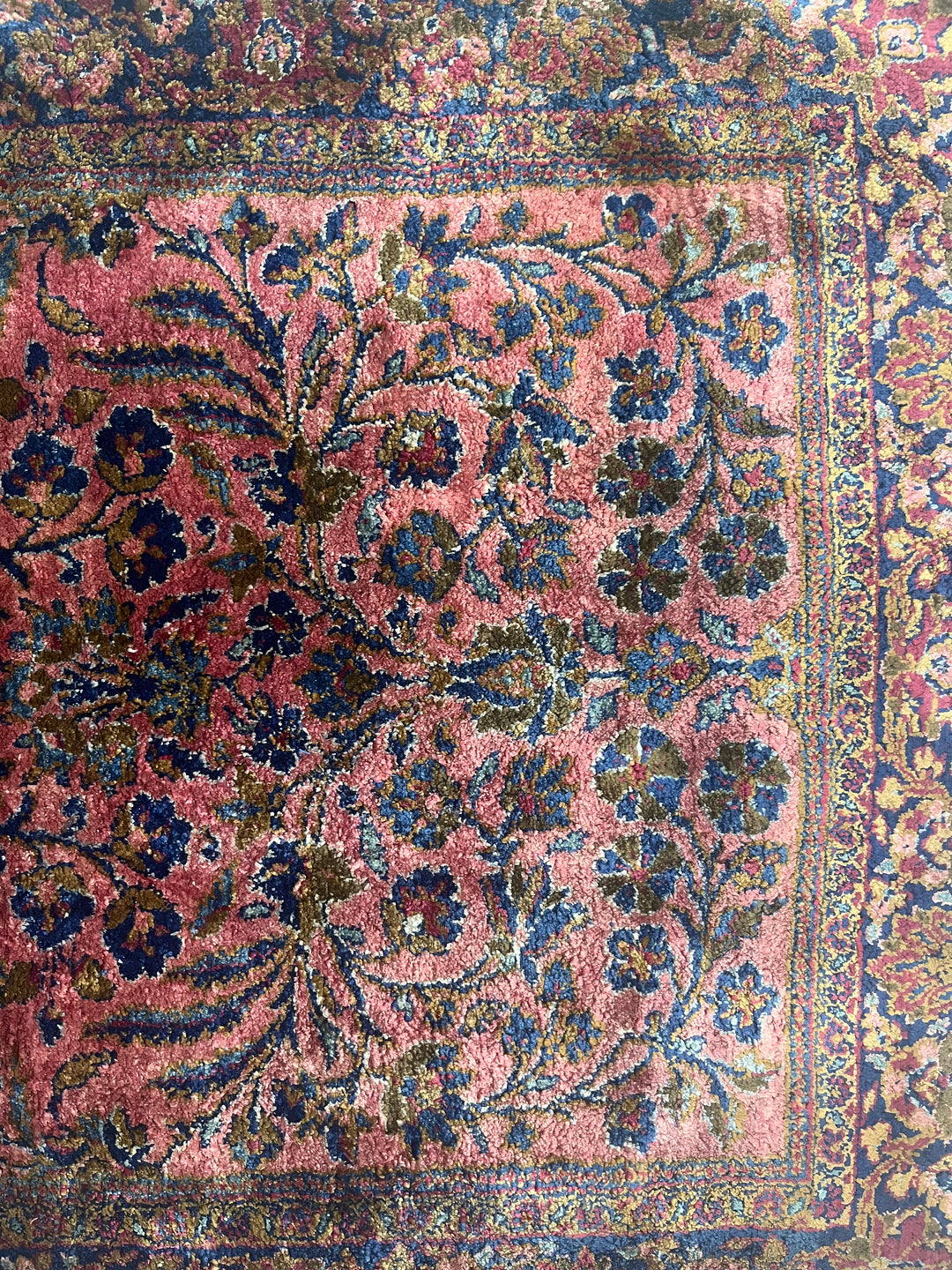 Antique Persian Silk Kashan Rug 2’0" x 3’5”