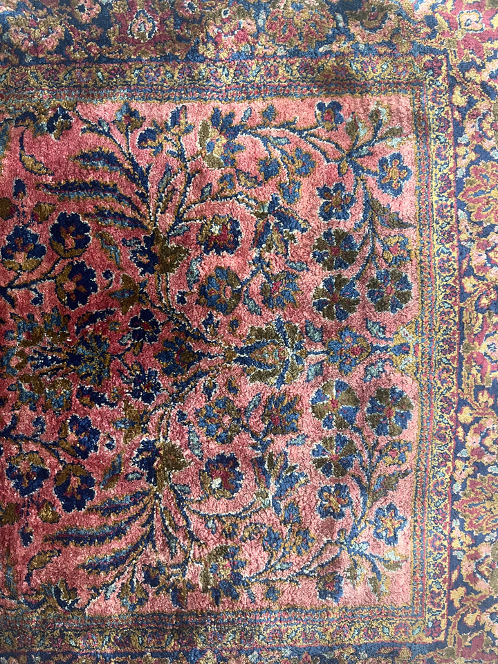 Antique Persian Silk Kashan Rug 2’0" x 3’5”