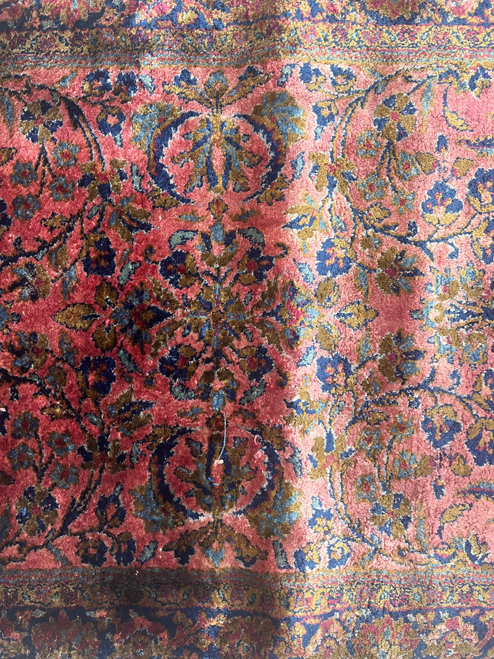 Antique Persian Silk Kashan Rug 2’0" x 3’5”