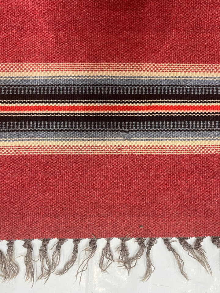 Vintage Swedish Kilim Rug 3'7" x 5’9"