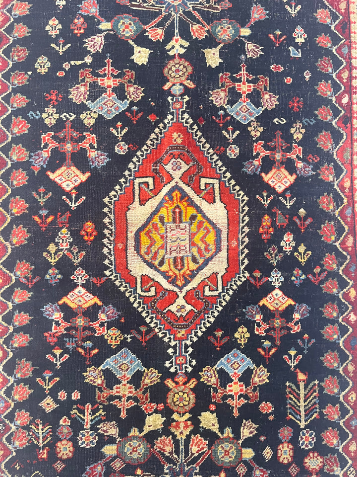 Antique Persian Qashqai Rug 2’7” x 4’6”