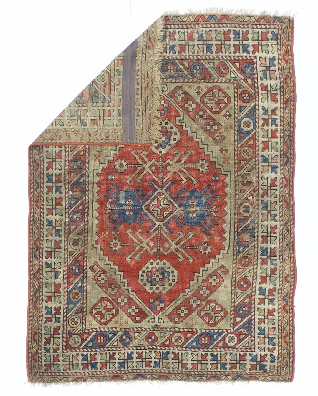 Fine Antique Turkish Konia Rug 3’7" x 5’0"