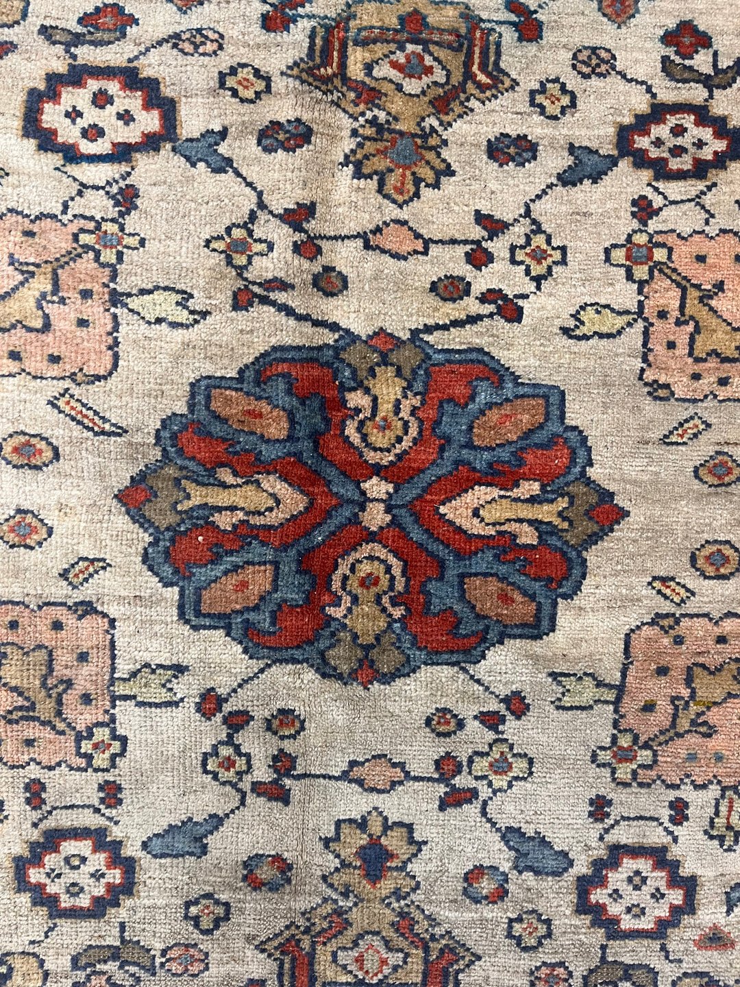 Antique Persian Sultanabad Mahal Rug 7’2" x 10’1”