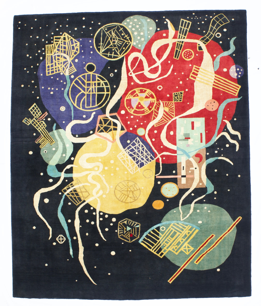 Fine Mid Century Kandinsky Design 8'1" x 9’9"