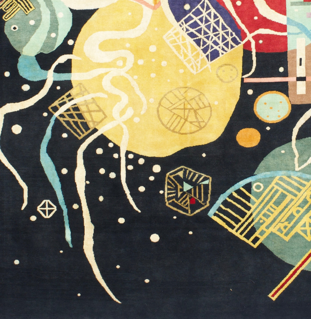 Fine Mid Century Kandinsky Design 8'1" x 9’9"