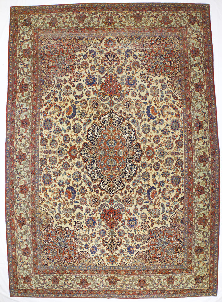 Antique Persian Isfahan Rug 10’0" x 15’2”