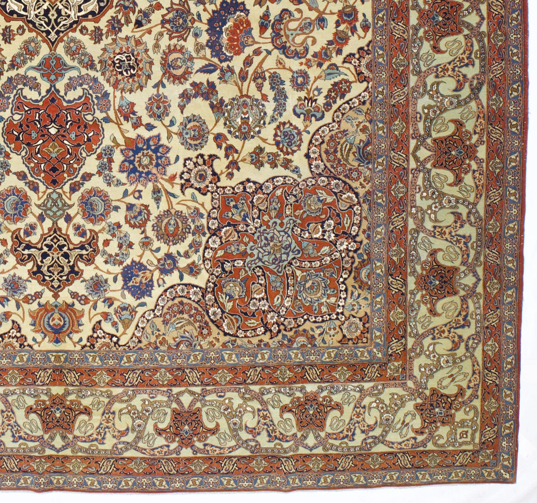 Antique Persian Isfahan Rug 10’0" x 15’2”