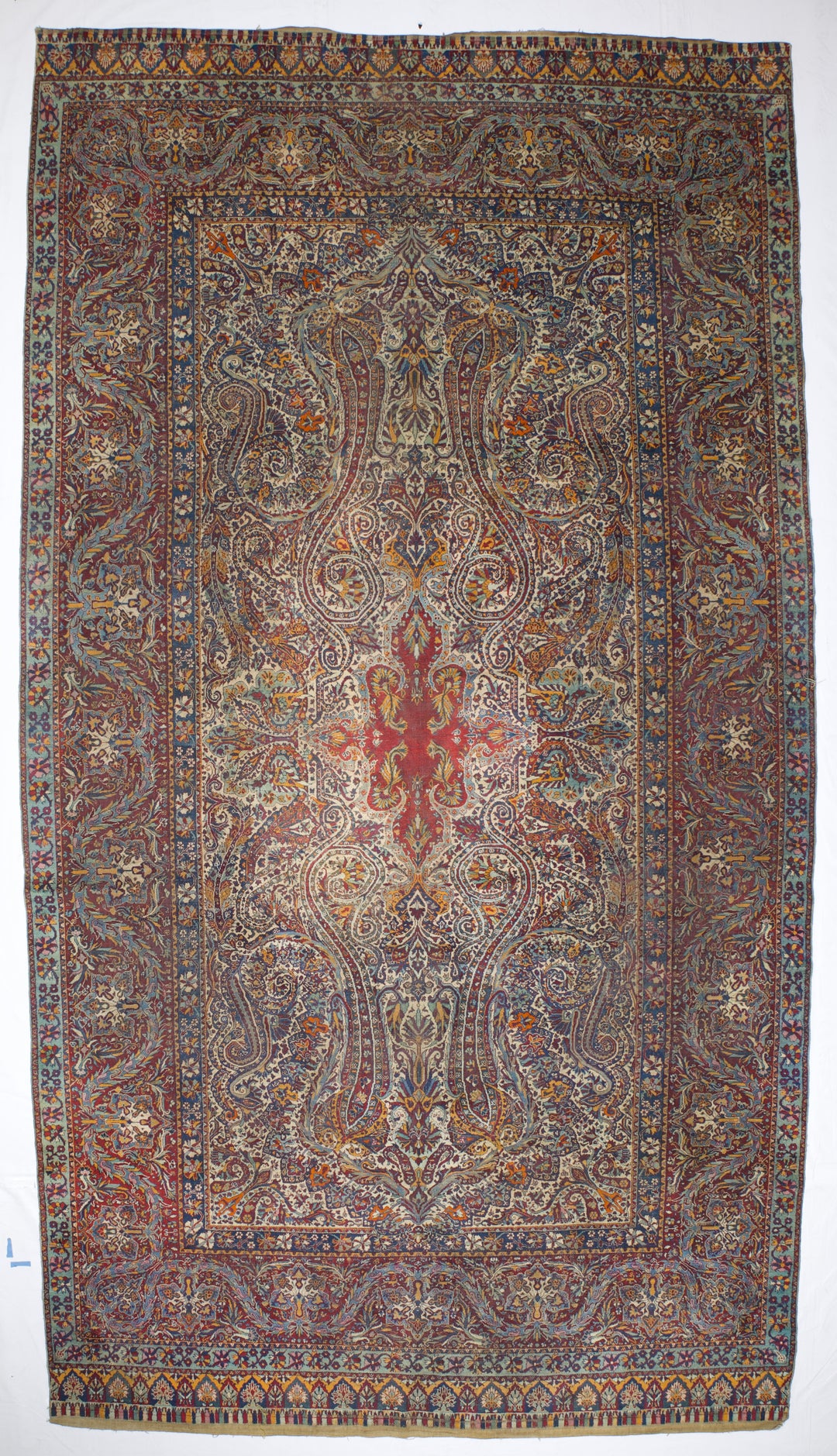 Fine Antique Persian Yazd Rug 8'10" x 16’0"