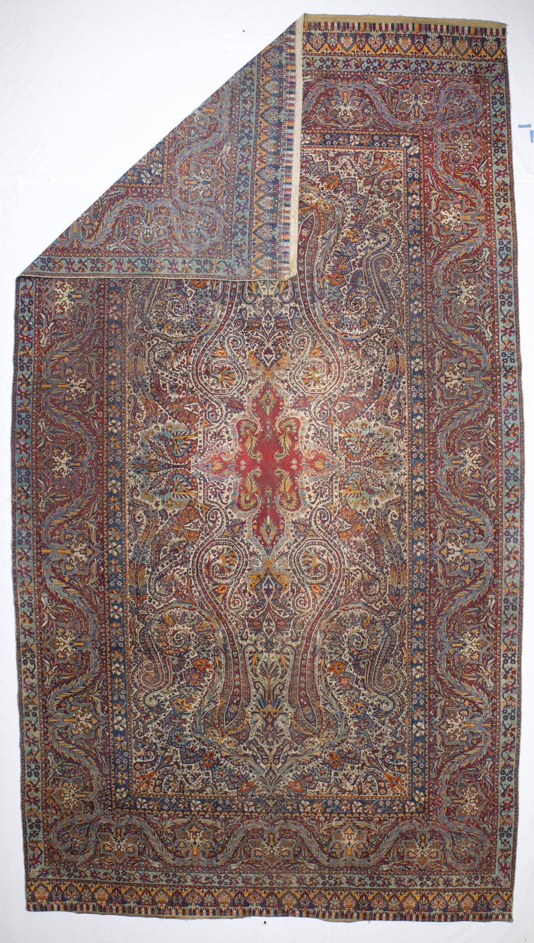 Fine Antique Persian Yazd Rug 8'10" x 16’0"