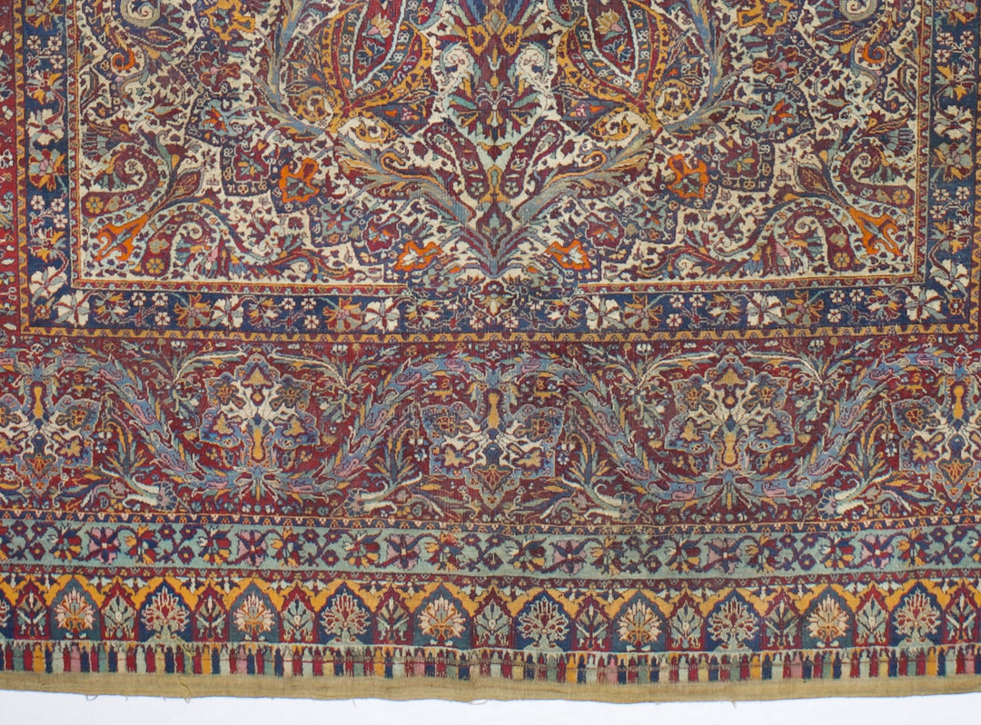 Fine Antique Persian Yazd Rug 8'10" x 16’0"