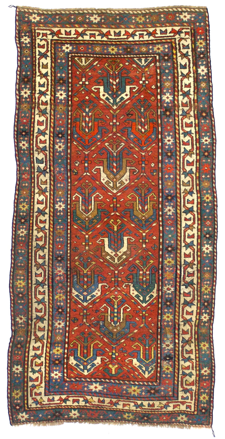 Fine Antique Ganje Kazak 3'4" x 6’10"