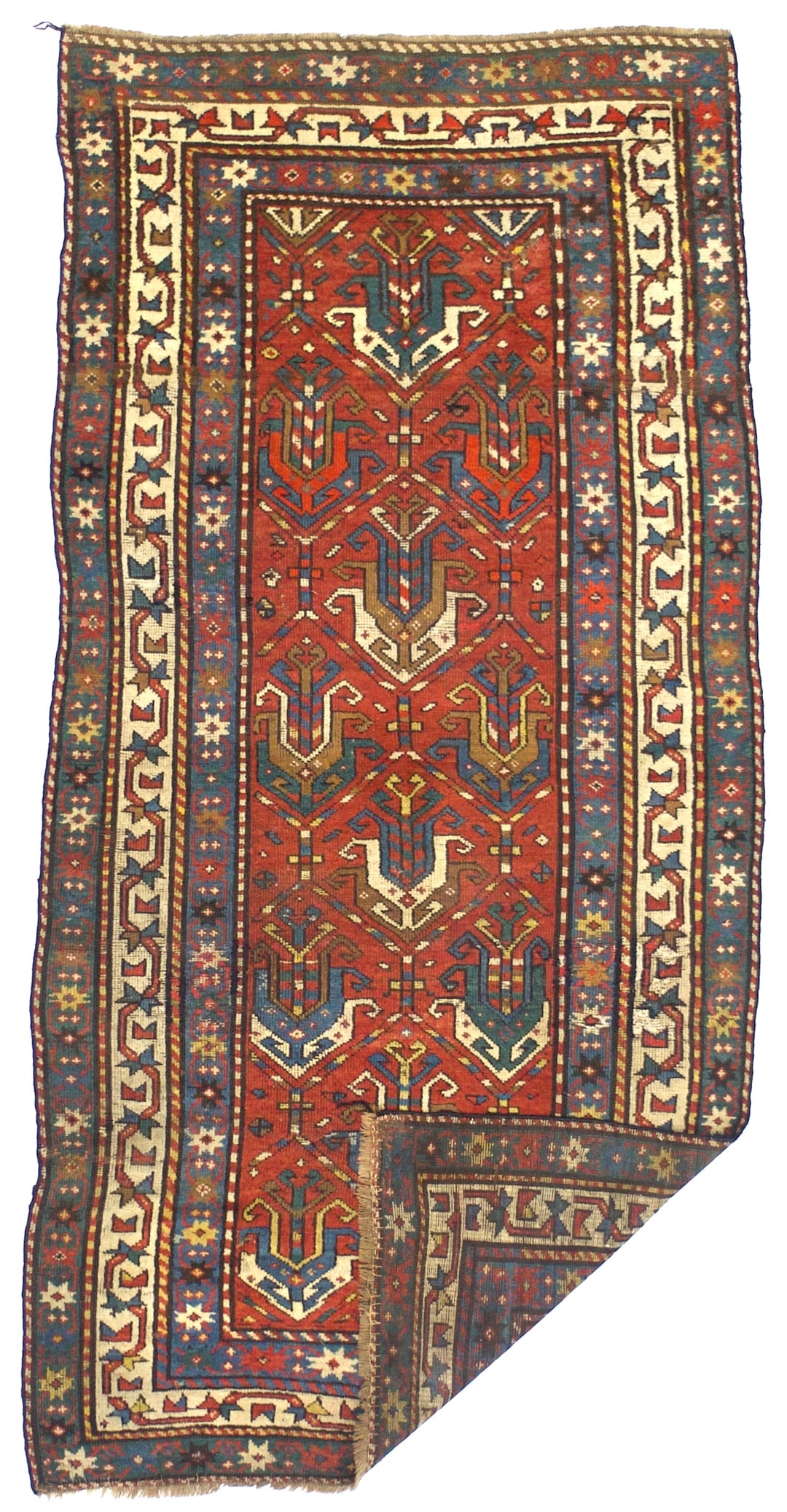 Fine Antique Ganje Kazak 3'4" x 6’10"