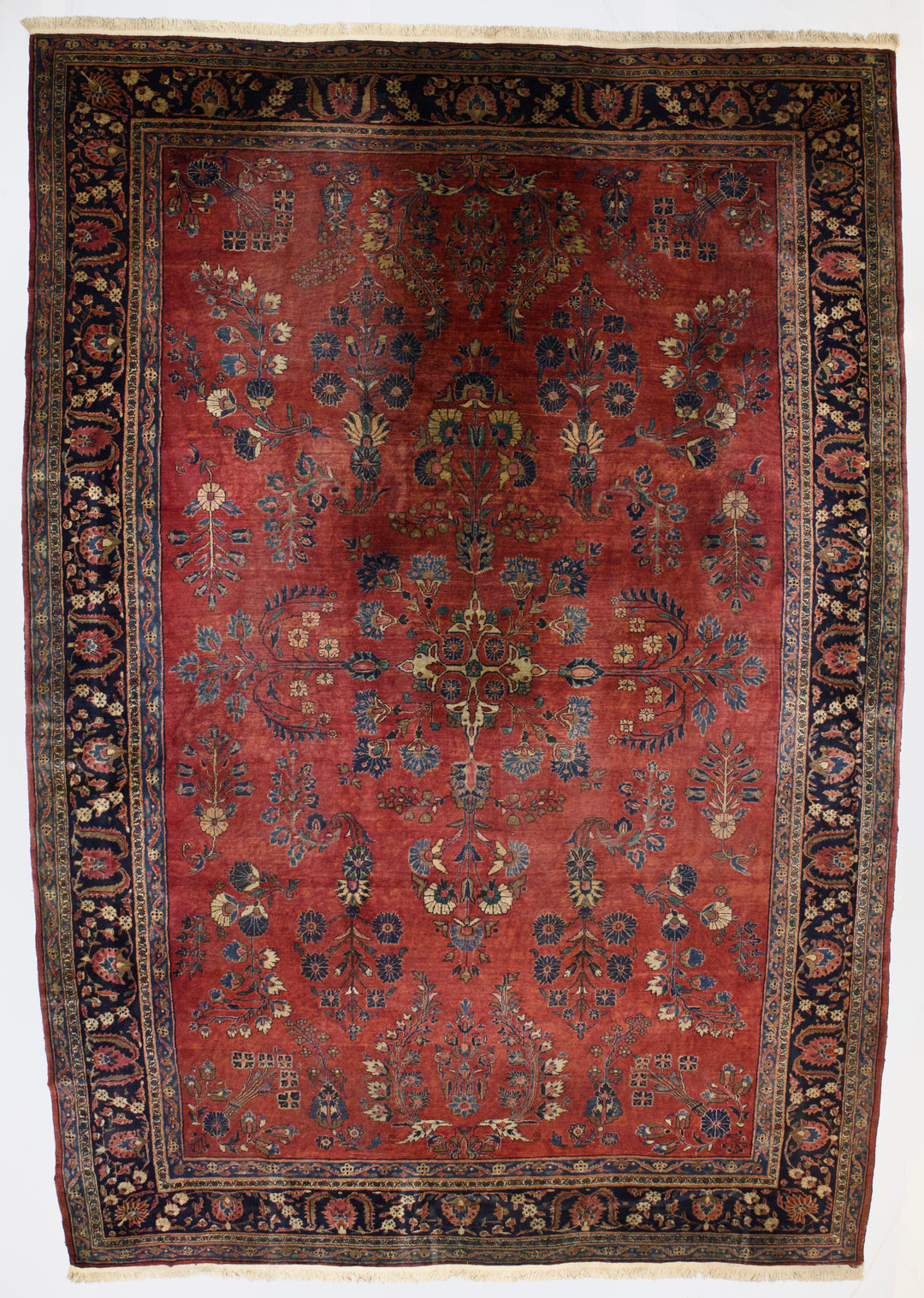 Antique Persian Mohajeran Sarouk Rug 10’6” x 15’0"