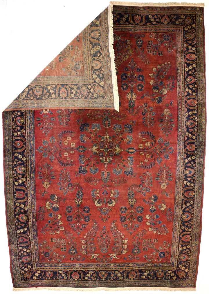 Antique Persian Mohajeran Sarouk Rug 10’6” x 15’0"