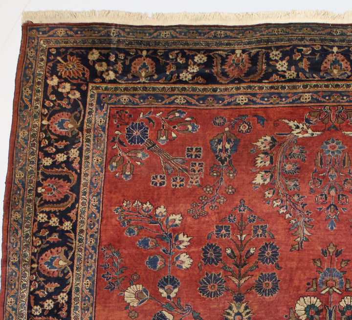 Antique Persian Mohajeran Sarouk Rug 10’6” x 15’0"