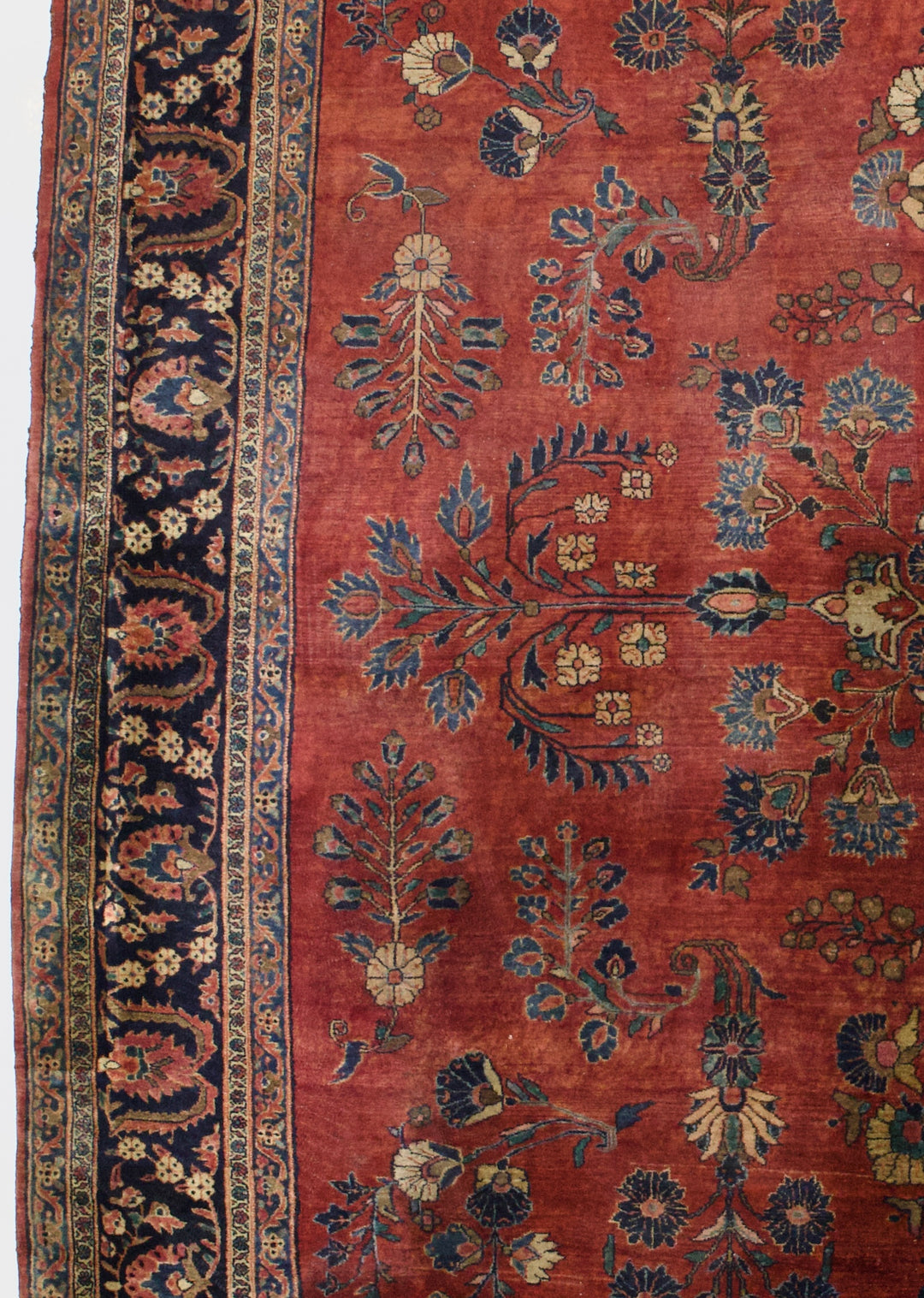 Antique Persian Mohajeran Sarouk Rug 10’6” x 15’0"