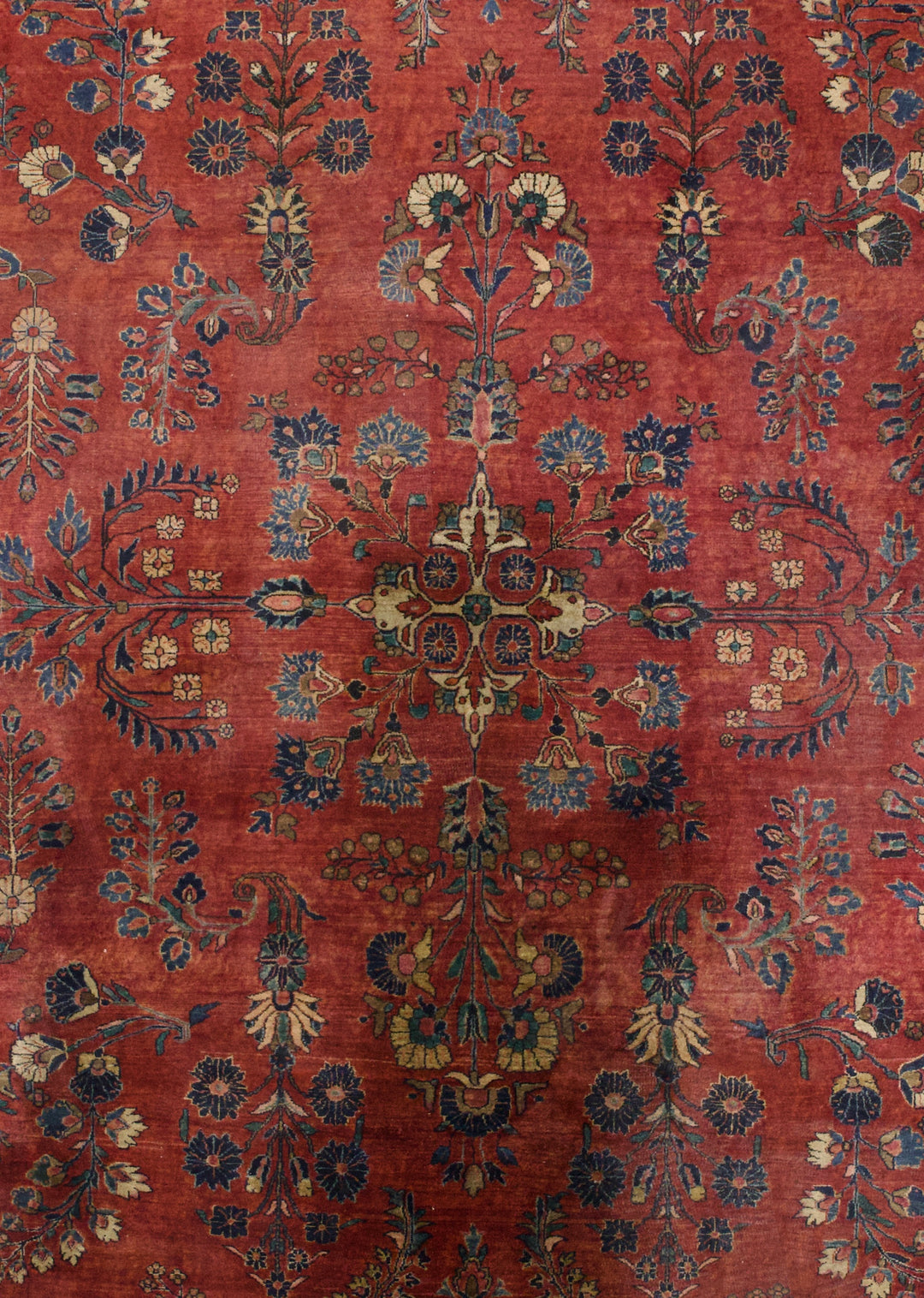 Antique Persian Mohajeran Sarouk Rug 10’6” x 15’0"