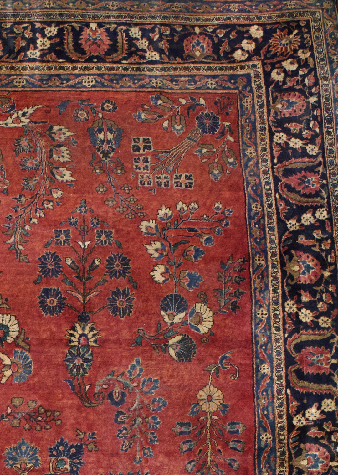 Antique Persian Mohajeran Sarouk Rug 10’6” x 15’0"