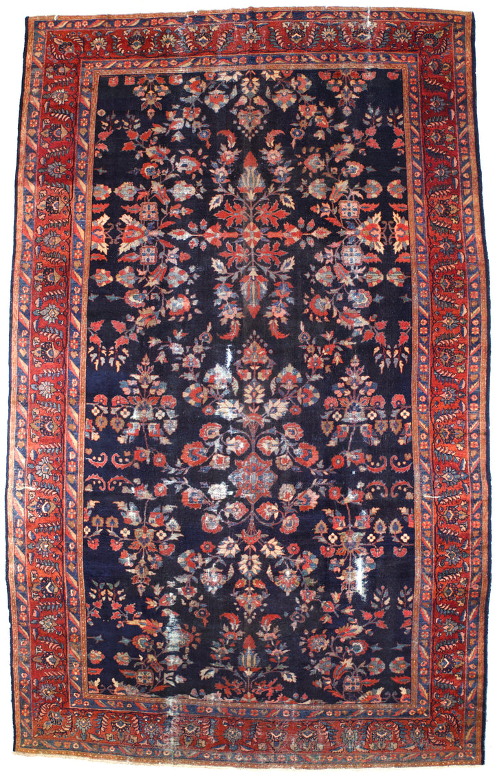 Fine Antique Persian Mahal Rug 10’0" x 16’5”