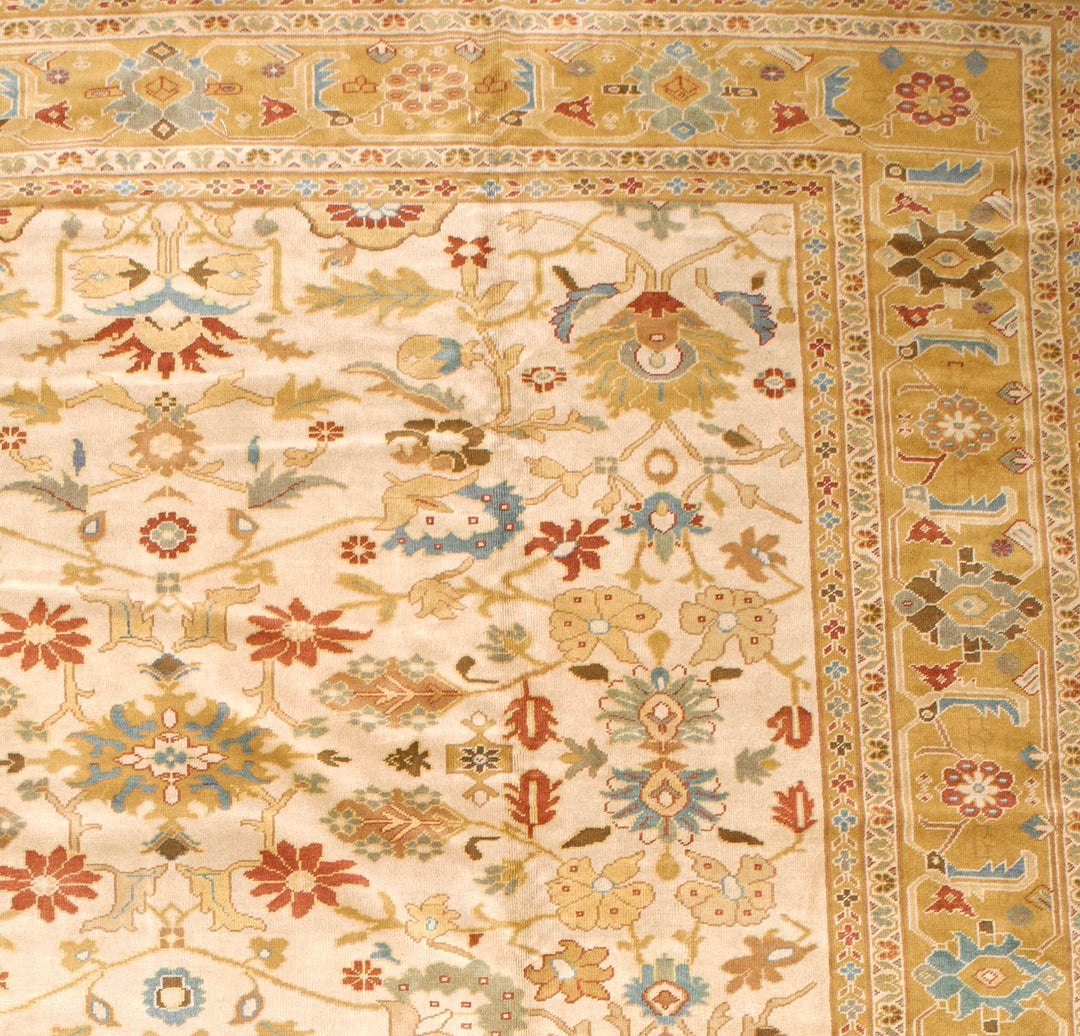 Fine Vintage Persian Mahal Rug 12’7” x 19'0"