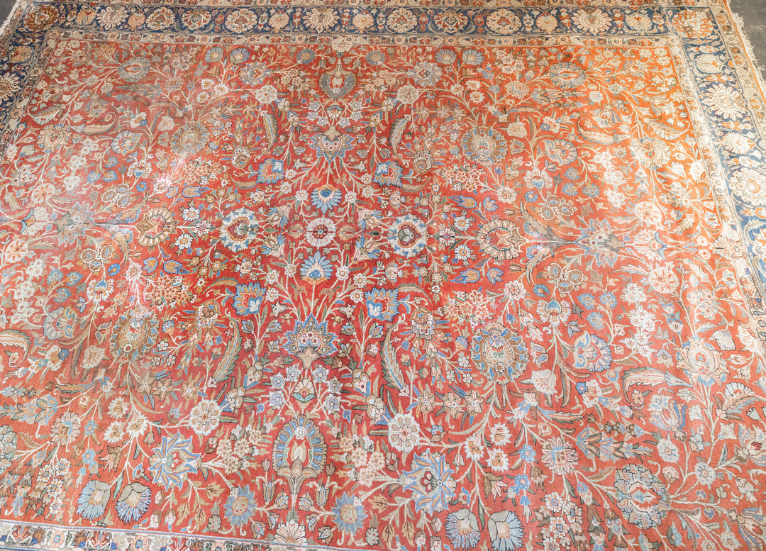 Antique Persian Tehran Rug 9'1'' x 12'2''``