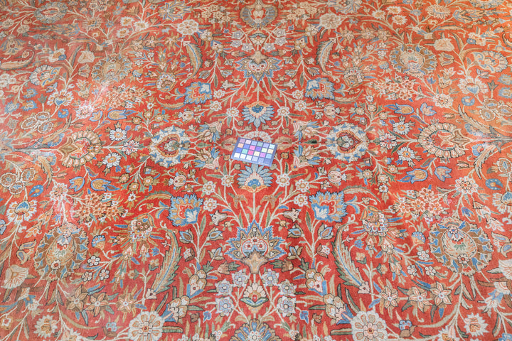 Antique Persian Tehran Rug 9'1'' x 12'2''``