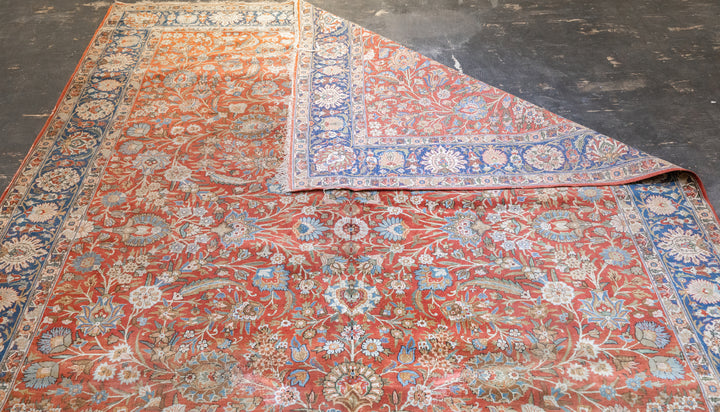 Antique Persian Tehran Rug 9'1'' x 12'2''``