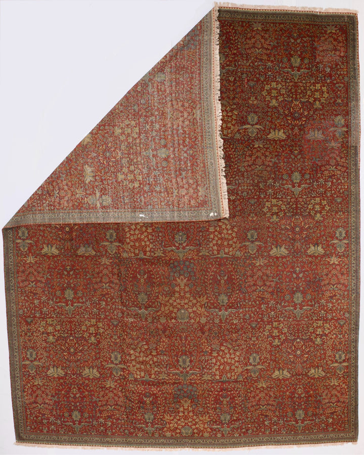 Antique Persian Mohtasham Kashan Rug 10’5" x 13’1"