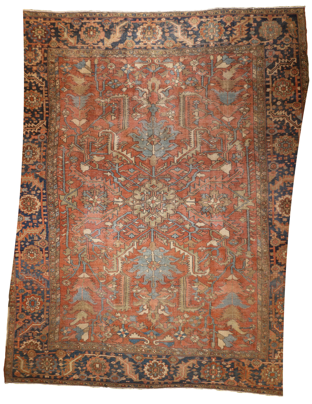 Antique Persian Heriz 9’9" x 11’10”