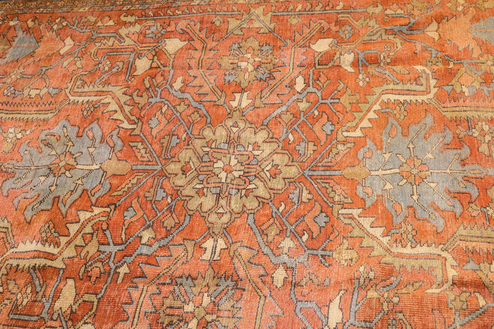 Antique Persian Heriz 9’9" x 11’10”