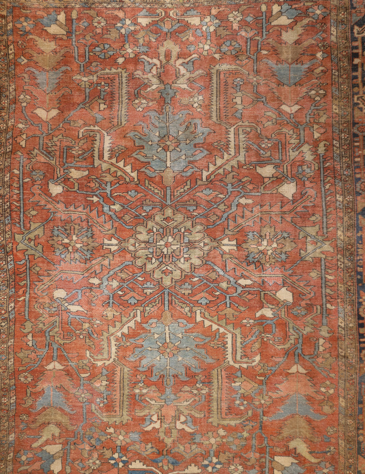 Antique Persian Heriz 9’9" x 11’10”