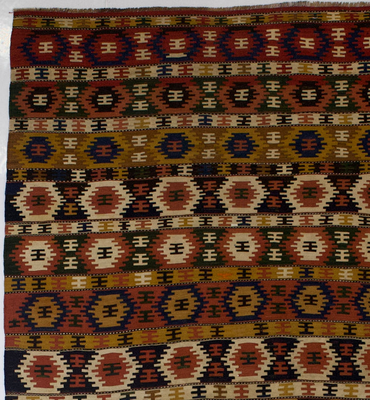 Fine Antique Shirvan Kilim Rug 5’11" x 10’4”