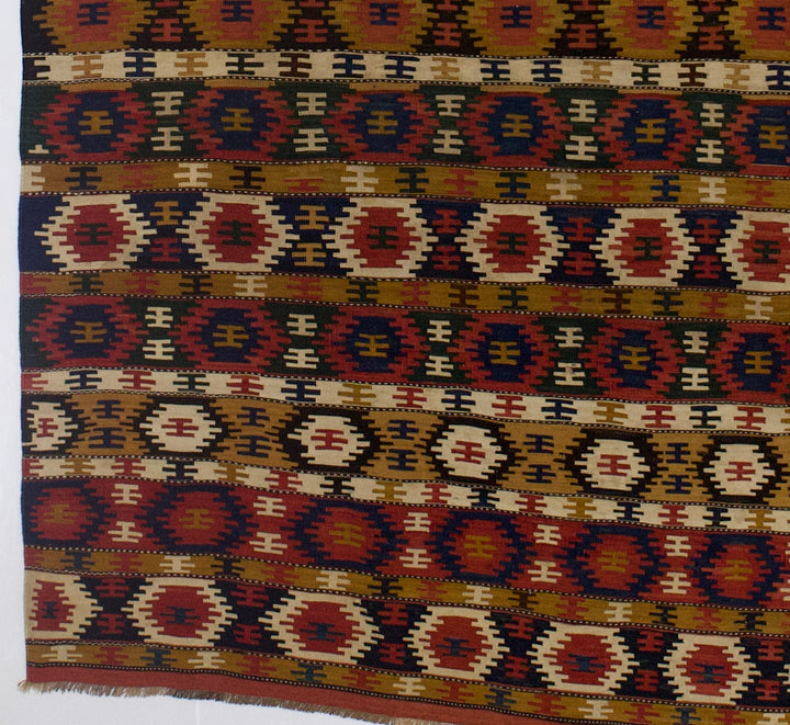 Fine Antique Shirvan Kilim Rug 5’11" x 10’4”