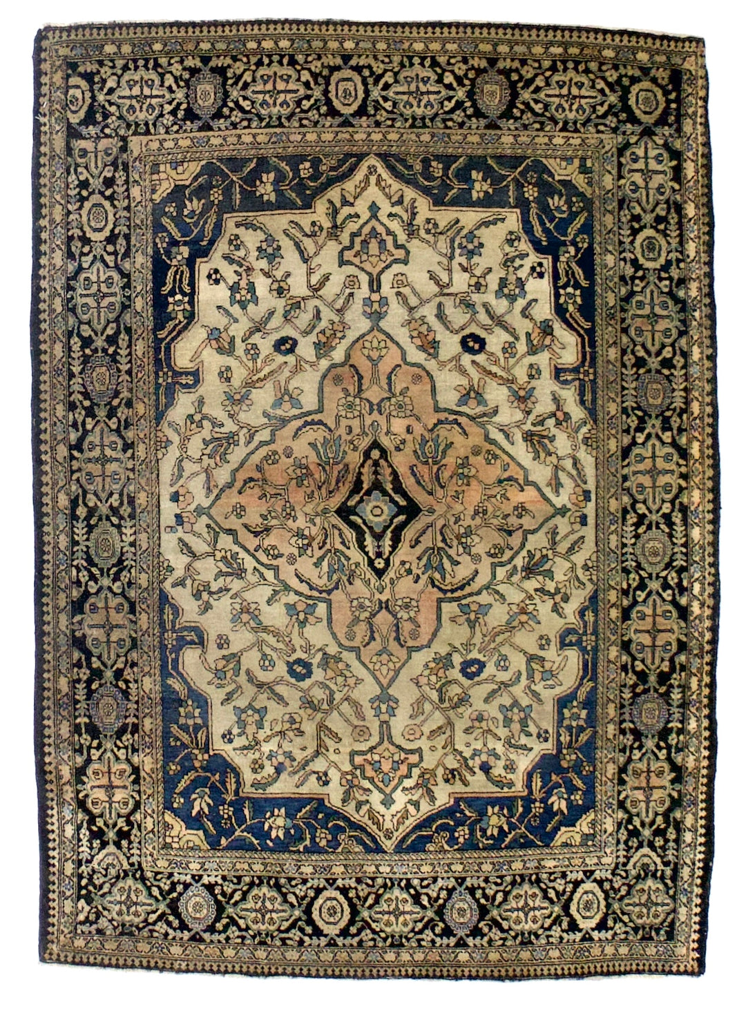 Antique Farahan Sarouk Rug 3'5" x 4’10"