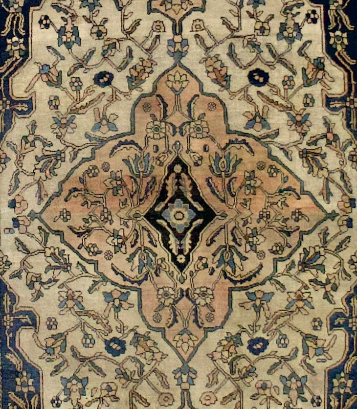 Antique Farahan Sarouk Rug 3'5" x 4’10"