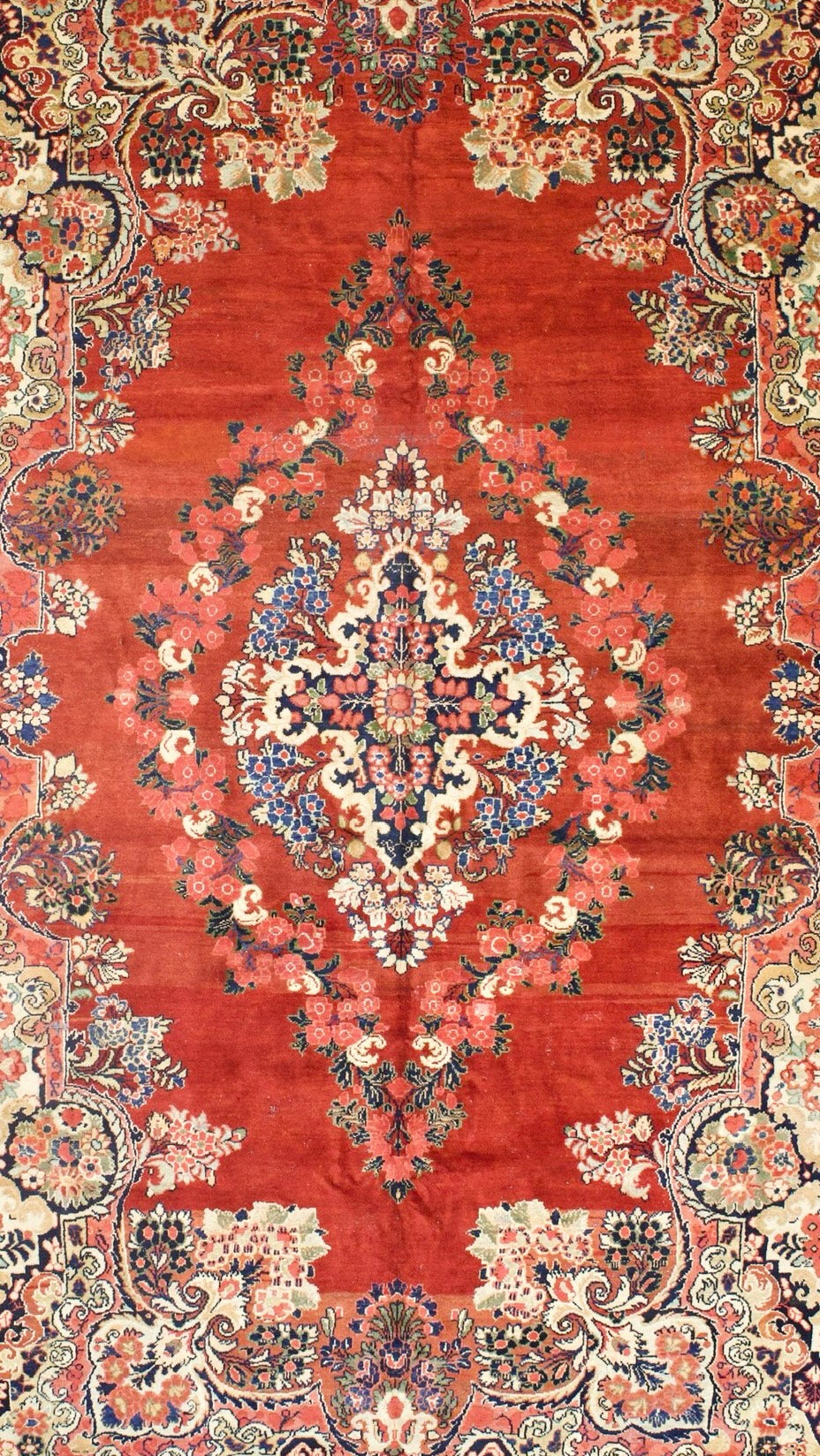 Vintage Persian Mahal Rug 10’10” x 17’7”