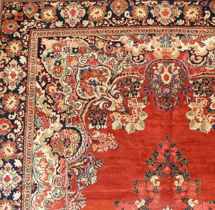 Vintage Persian Mahal Rug 10’10” x 17’7”