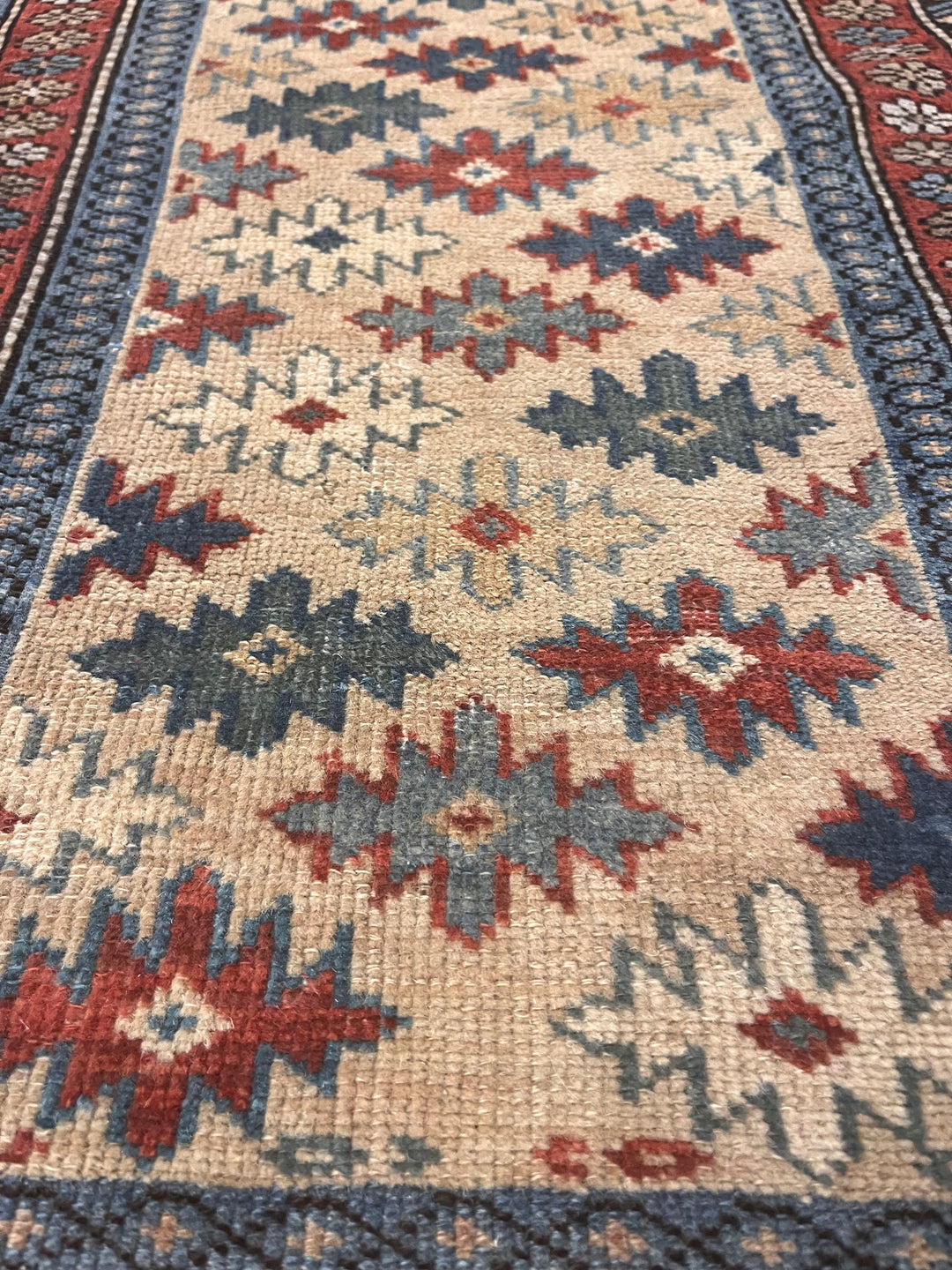 Antique Caucasian Shirvan Rug 1'11" x 2’10”