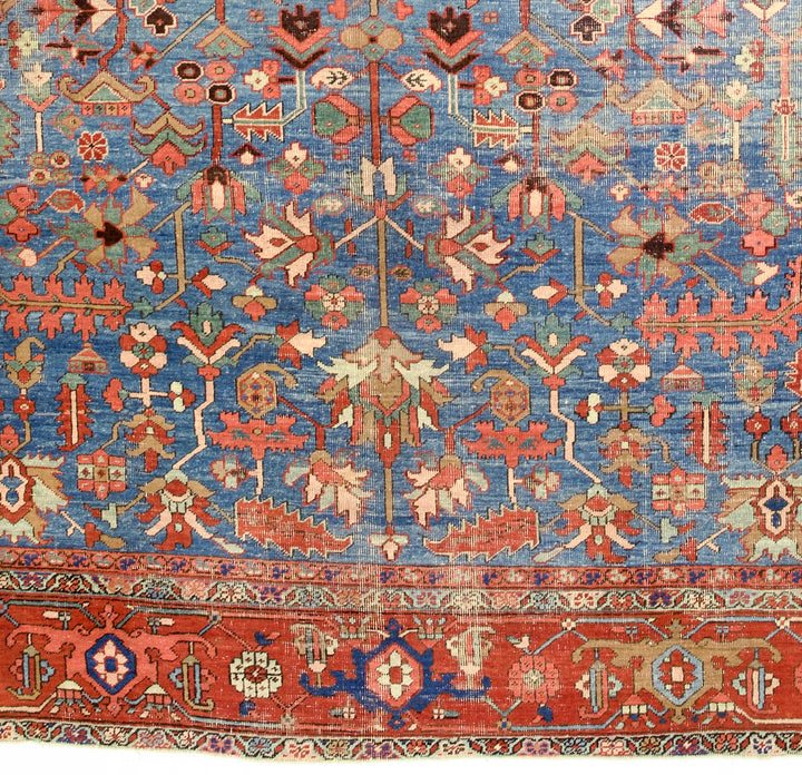 Antique Persian Heriz Serapi Rug 9’6” x 12’4”