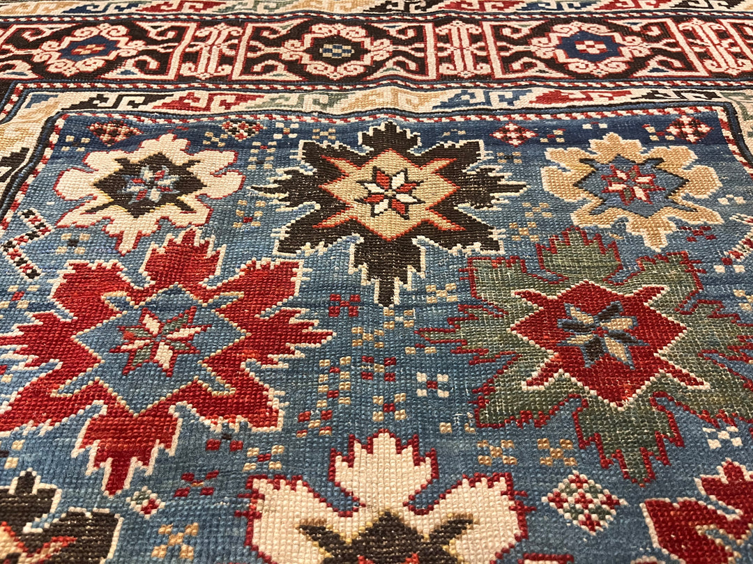 Antique Caucasian Shirvan Rug 3’6” x 8’5”