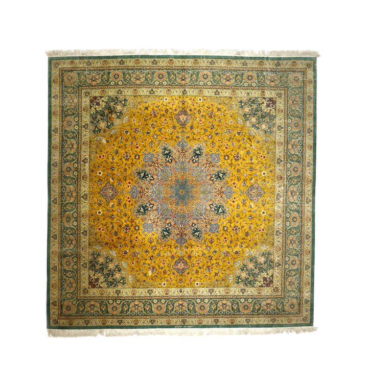 Extremely Fine Persian Silk Qum 8' x 8’2”