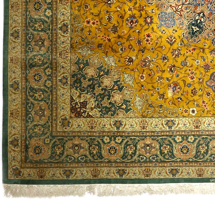 Extremely Fine Persian Silk Qum 8' x 8’2”