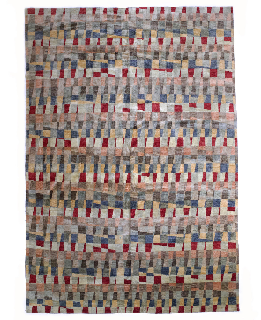 Fine Vintage Modern Style Design Wool Rug 11’10” x 17’6”