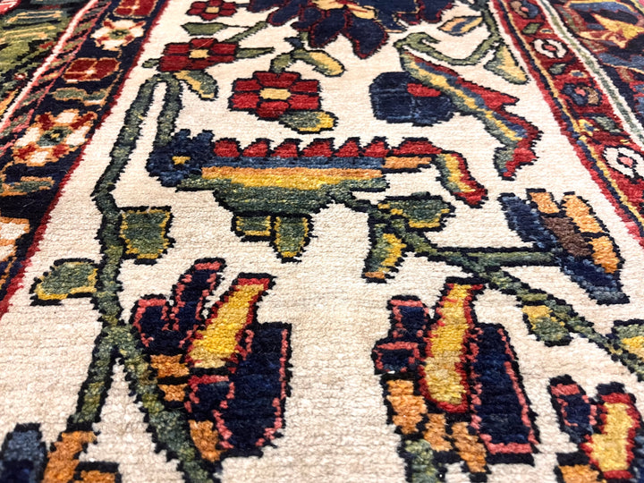 Antique Persian Bakhtiari Rug 13’10” x 22’5”