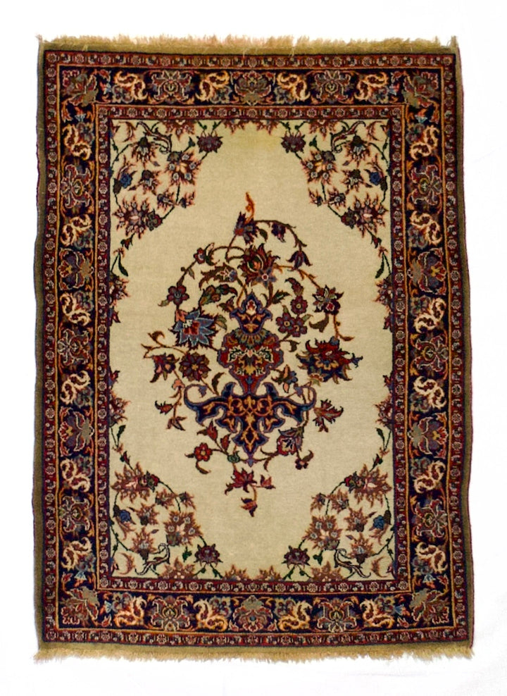 Antique Persian Isfahan Rug 2’2” x 2’11”