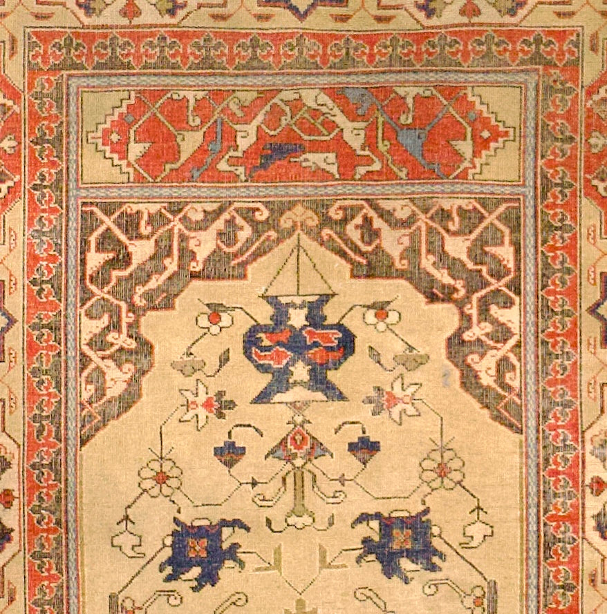 Antique Tuduc Rug 4'0" x 5’6"