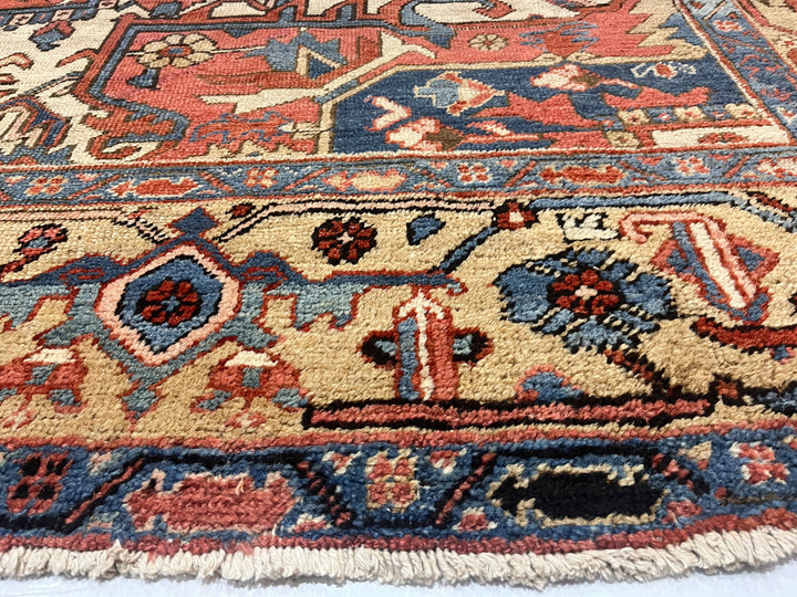 Antique Persian Serapi Rug 9’4” x 12’4”