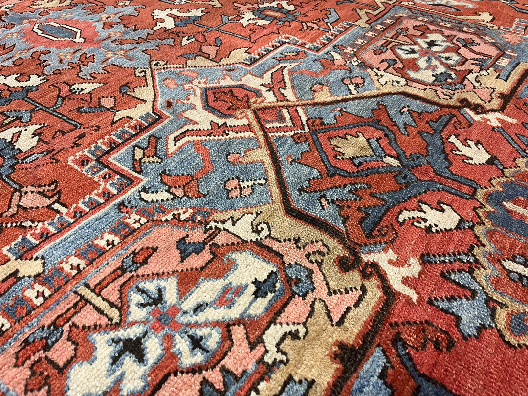 Antique Persian Serapi Rug 9’4” x 12’4”