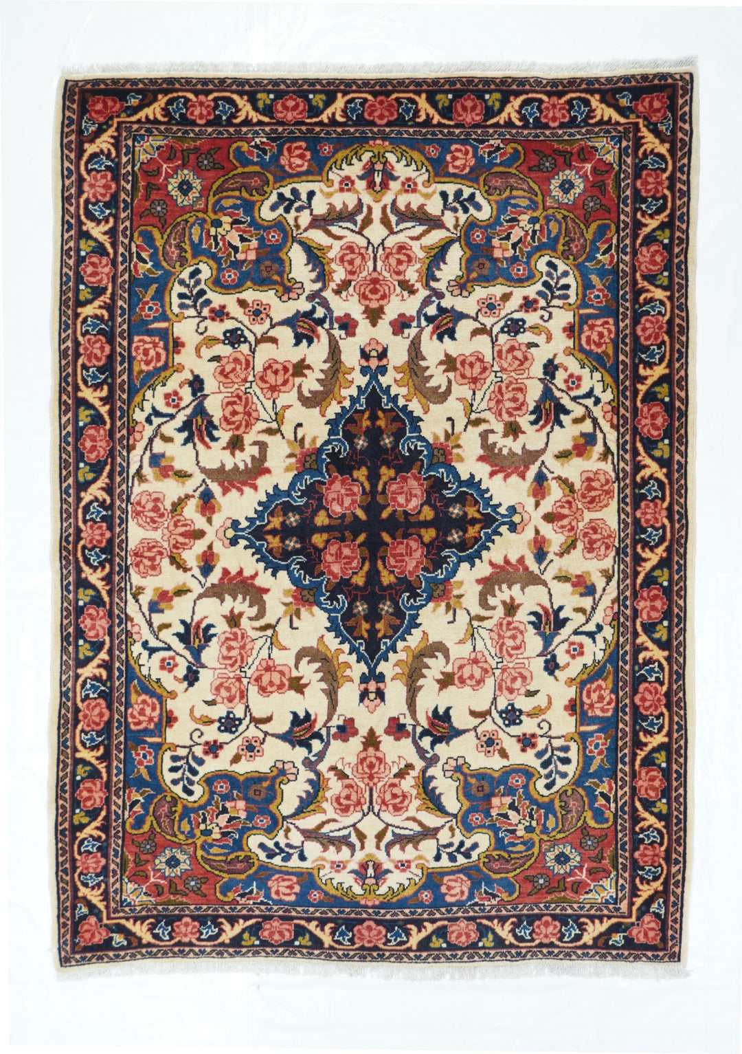 Vintage Sarouk Rug 3'6'' x 5'2''